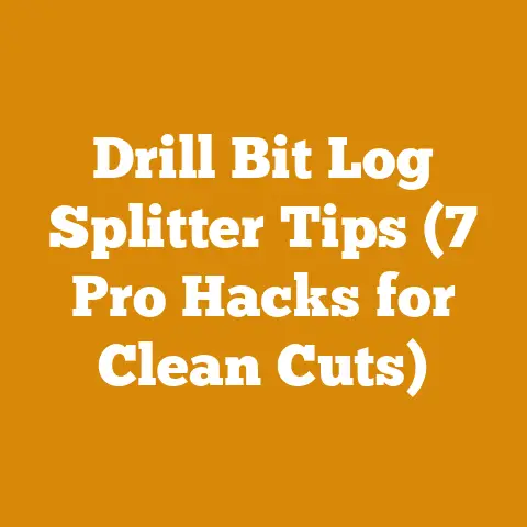 Drill Bit Log Splitter Tips (7 Pro Hacks for Clean Cuts)