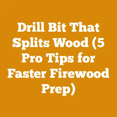 Drill Bit That Splits Wood (5 Pro Tips for Faster Firewood Prep)