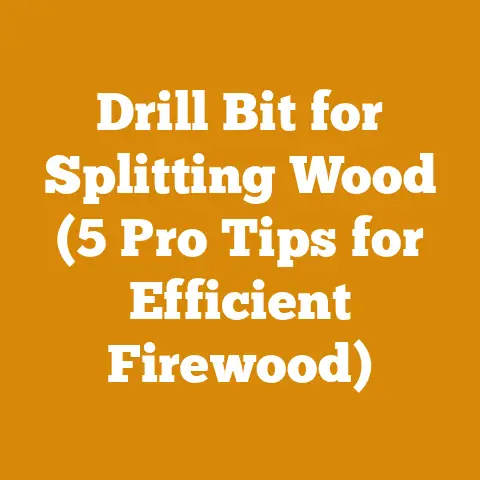 Drill Bit for Splitting Wood (5 Pro Tips for Efficient Firewood)
