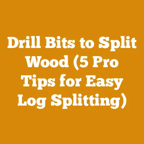Drill Bits to Split Wood (5 Pro Tips for Easy Log Splitting)