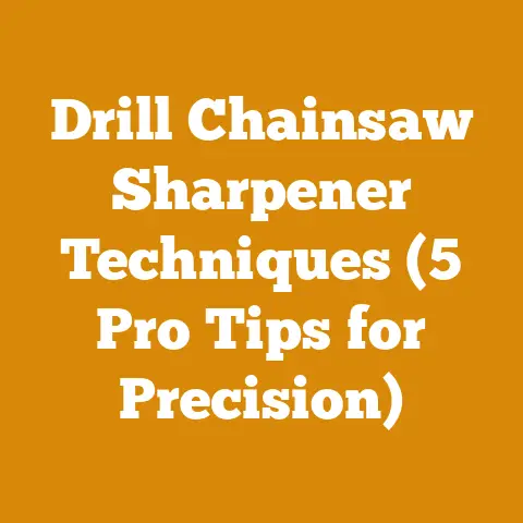 Drill Chainsaw Sharpener Techniques (5 Pro Tips for Precision)