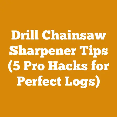 Drill Chainsaw Sharpener Tips (5 Pro Hacks for Perfect Logs)