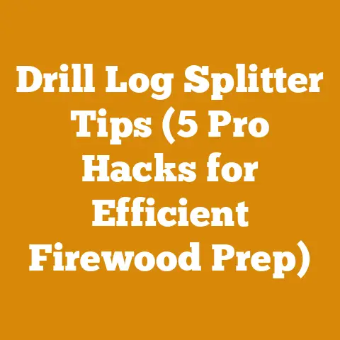 Drill Log Splitter Tips (5 Pro Hacks for Efficient Firewood Prep)