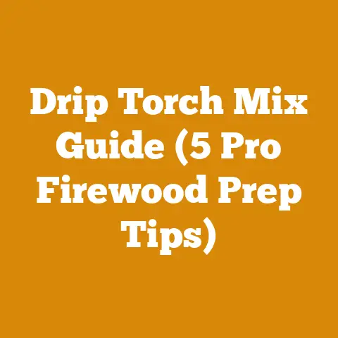 Drip Torch Mix Guide (5 Pro Firewood Prep Tips)