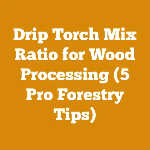 Drip Torch Mix Ratio for Wood Processing (5 Pro Forestry Tips)