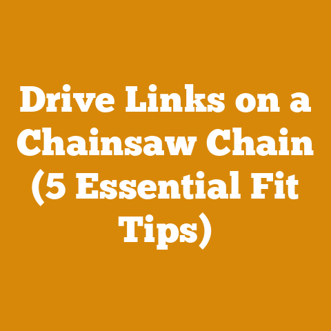 Drive Links on a Chainsaw Chain (5 Essential Fit Tips)