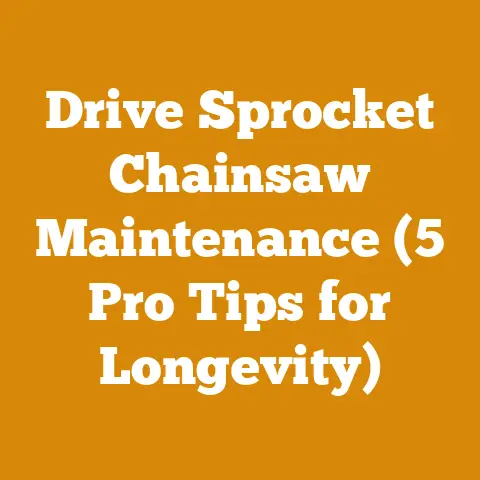 Drive Sprocket Chainsaw Maintenance (5 Pro Tips for Longevity)