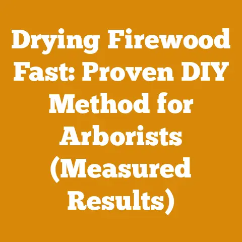 Drying Firewood Fast: Proven DIY Method for Arborists (Measured Results)