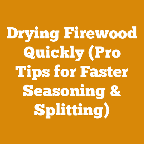 Drying Firewood Quickly (Pro Tips for Faster Seasoning & Splitting)