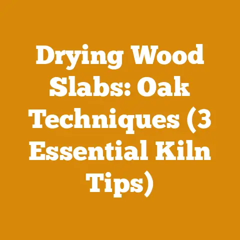 Drying Wood Slabs: Oak Techniques (3 Essential Kiln Tips)