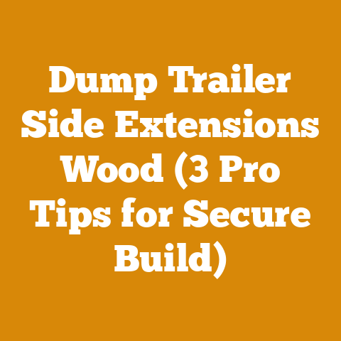 Dump Trailer Side Extensions Wood (3 Pro Tips for Secure Build)