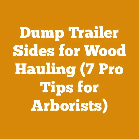 Dump Trailer Sides for Wood Hauling (7 Pro Tips for Arborists)