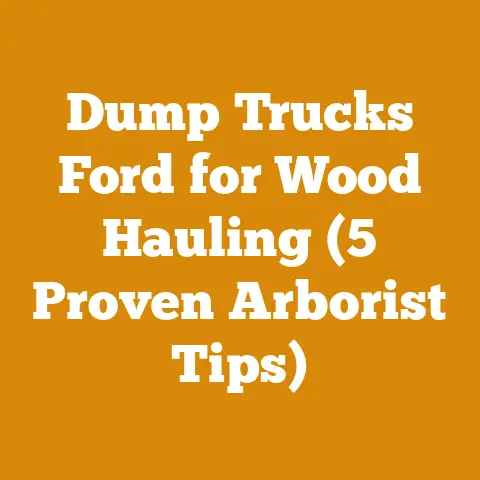 Dump Trucks Ford for Wood Hauling (5 Proven Arborist Tips)