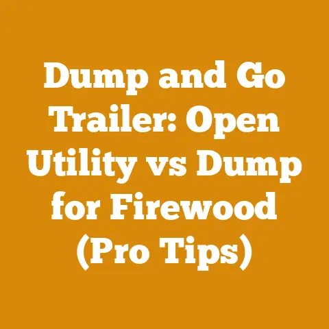 Dump and Go Trailer: Open Utility vs Dump for Firewood (Pro Tips)