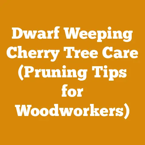 Dwarf Weeping Cherry Tree Care (Pruning Tips for Woodworkers)