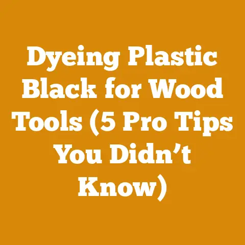 Dyeing Plastic Black for Wood Tools (5 Pro Tips You Didn’t Know)
