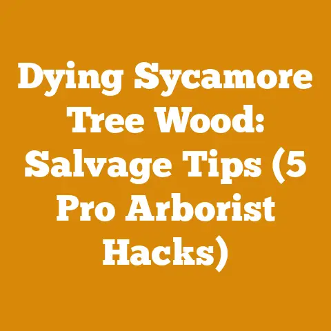 Dying Sycamore Tree Wood: Salvage Tips (5 Pro Arborist Hacks)