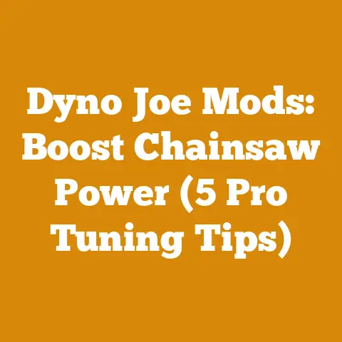 Dyno Joe Mods: Boost Chainsaw Power (5 Pro Tuning Tips)