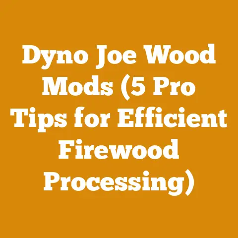 Dyno Joe Wood Mods (5 Pro Tips for Efficient Firewood Processing)