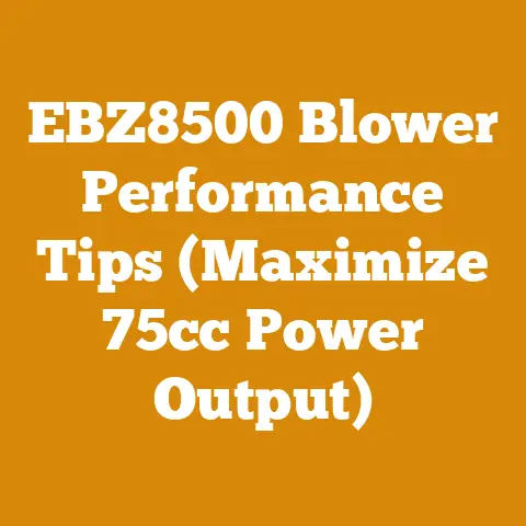 EBZ8500 Blower Performance Tips (Maximize 75cc Power Output)