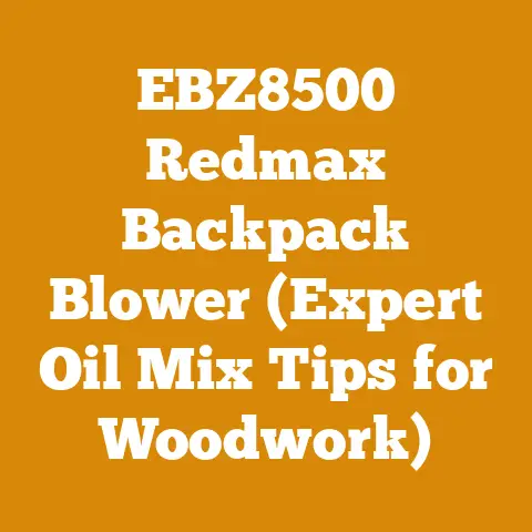 EBZ8500 Redmax Backpack Blower (Expert Oil Mix Tips for Woodwork)