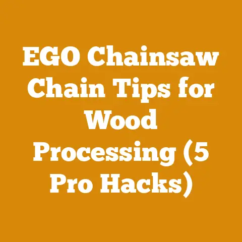 EGO Chainsaw Chain Tips for Wood Processing (5 Pro Hacks)