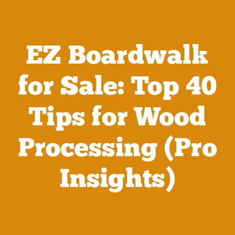 EZ Boardwalk for Sale: Top 40 Tips for Wood Processing (Pro Insights)
