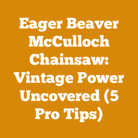 Eager Beaver McCulloch Chainsaw: Vintage Power Uncovered (5 Pro Tips)