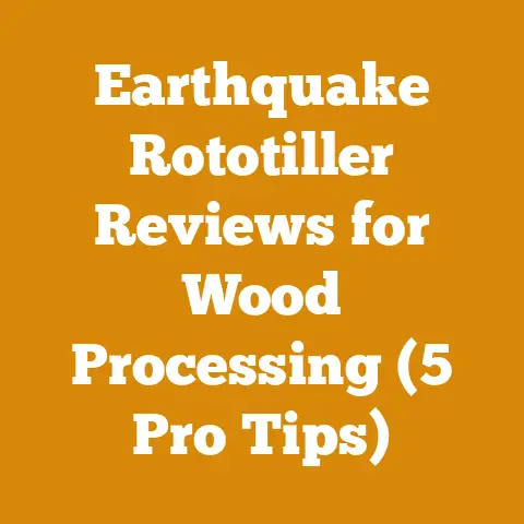Earthquake Rototiller Reviews for Wood Processing (5 Pro Tips)