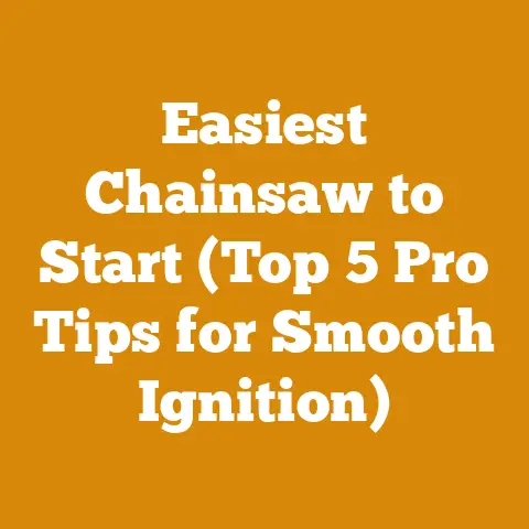 Easiest Chainsaw to Start (Top 5 Pro Tips for Smooth Ignition)