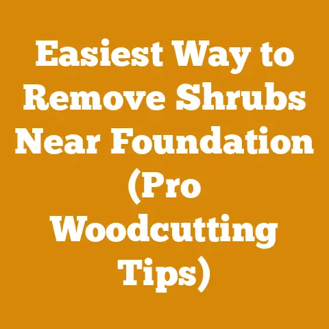 Easiest Way to Remove Shrubs Near Foundation (Pro Woodcutting Tips)