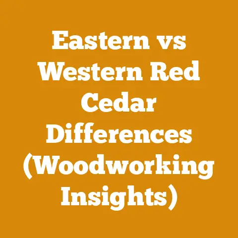 Eastern vs Western Red Cedar Differences (Woodworking Insights)