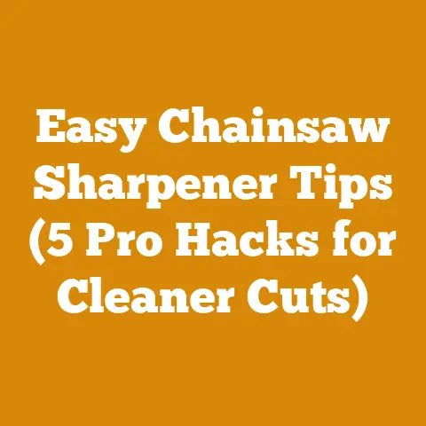Easy Chainsaw Sharpener Tips (5 Pro Hacks for Cleaner Cuts)