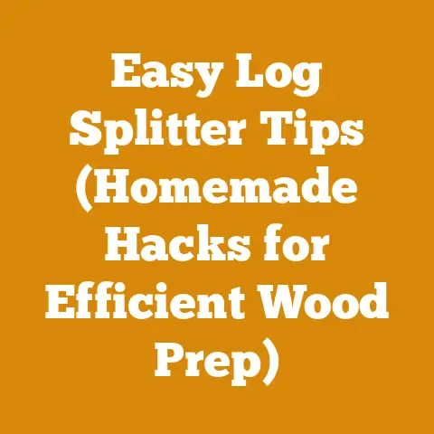 Easy Log Splitter Tips (Homemade Hacks for Efficient Wood Prep)