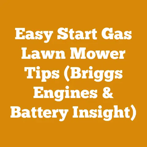 Easy Start Gas Lawn Mower Tips (Briggs Engines & Battery Insight)