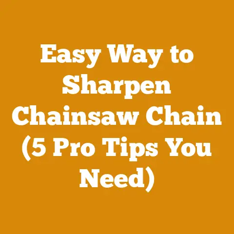 Easy Way to Sharpen Chainsaw Chain (5 Pro Tips You Need)