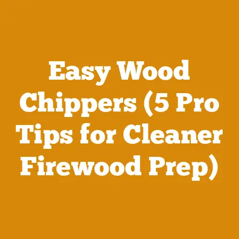 Easy Wood Chippers (5 Pro Tips for Cleaner Firewood Prep)