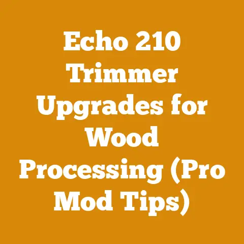 Echo 210 Trimmer Upgrades for Wood Processing (Pro Mod Tips)