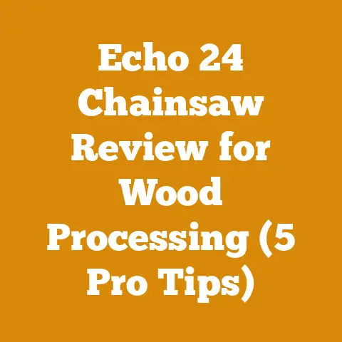 Echo 24 Chainsaw Review for Wood Processing (5 Pro Tips)