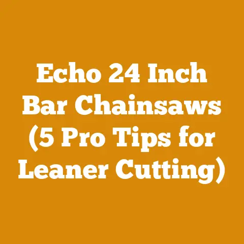 Echo 24 Inch Bar Chainsaws (5 Pro Tips for Leaner Cutting)