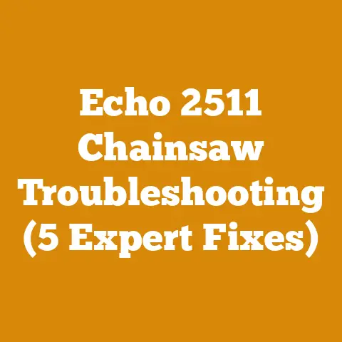 Echo 2511 Chainsaw Troubleshooting (5 Expert Fixes)