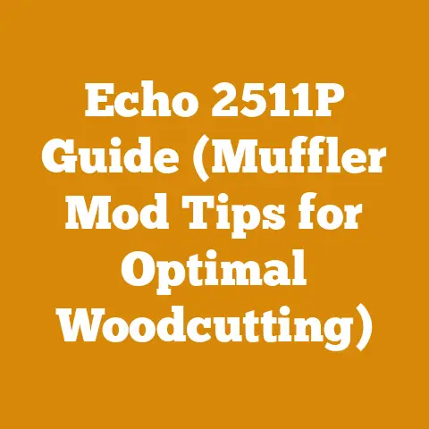 Echo 2511P Guide (Muffler Mod Tips for Optimal Woodcutting)