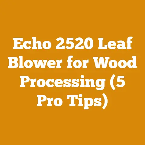 Echo 2520 Leaf Blower for Wood Processing (5 Pro Tips)