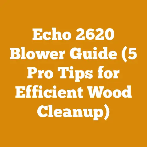 Echo 2620 Blower Guide (5 Pro Tips for Efficient Wood Cleanup)