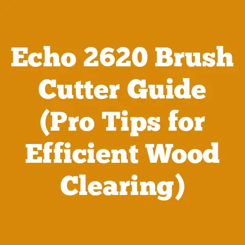 Echo 2620 Brush Cutter Guide (Pro Tips for Efficient Wood Clearing)
