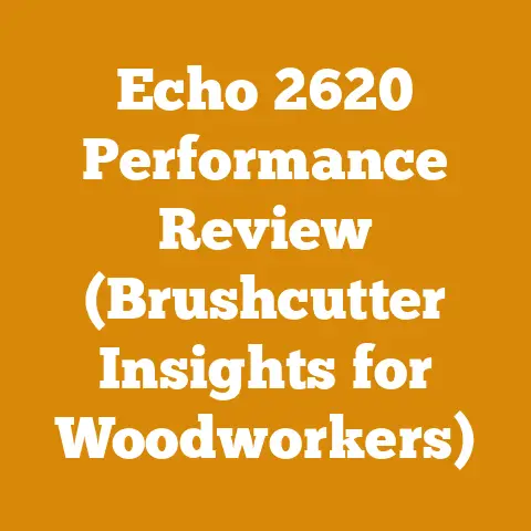 Echo 2620 Performance Review (Brushcutter Insights for Woodworkers)