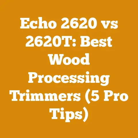 Echo 2620 vs 2620T: Best Wood Processing Trimmers (5 Pro Tips)