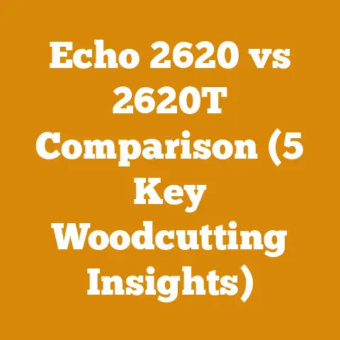 Echo 2620 vs 2620T Comparison (5 Key Woodcutting Insights)