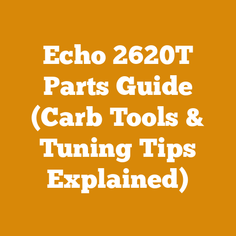 Echo 2620T Parts Guide (Carb Tools & Tuning Tips Explained)