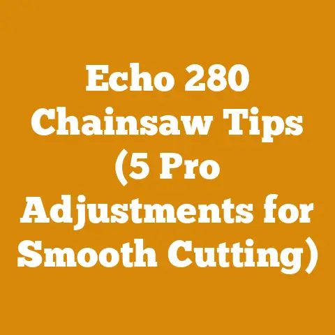Echo 280 Chainsaw Tips (5 Pro Adjustments for Smooth Cutting)